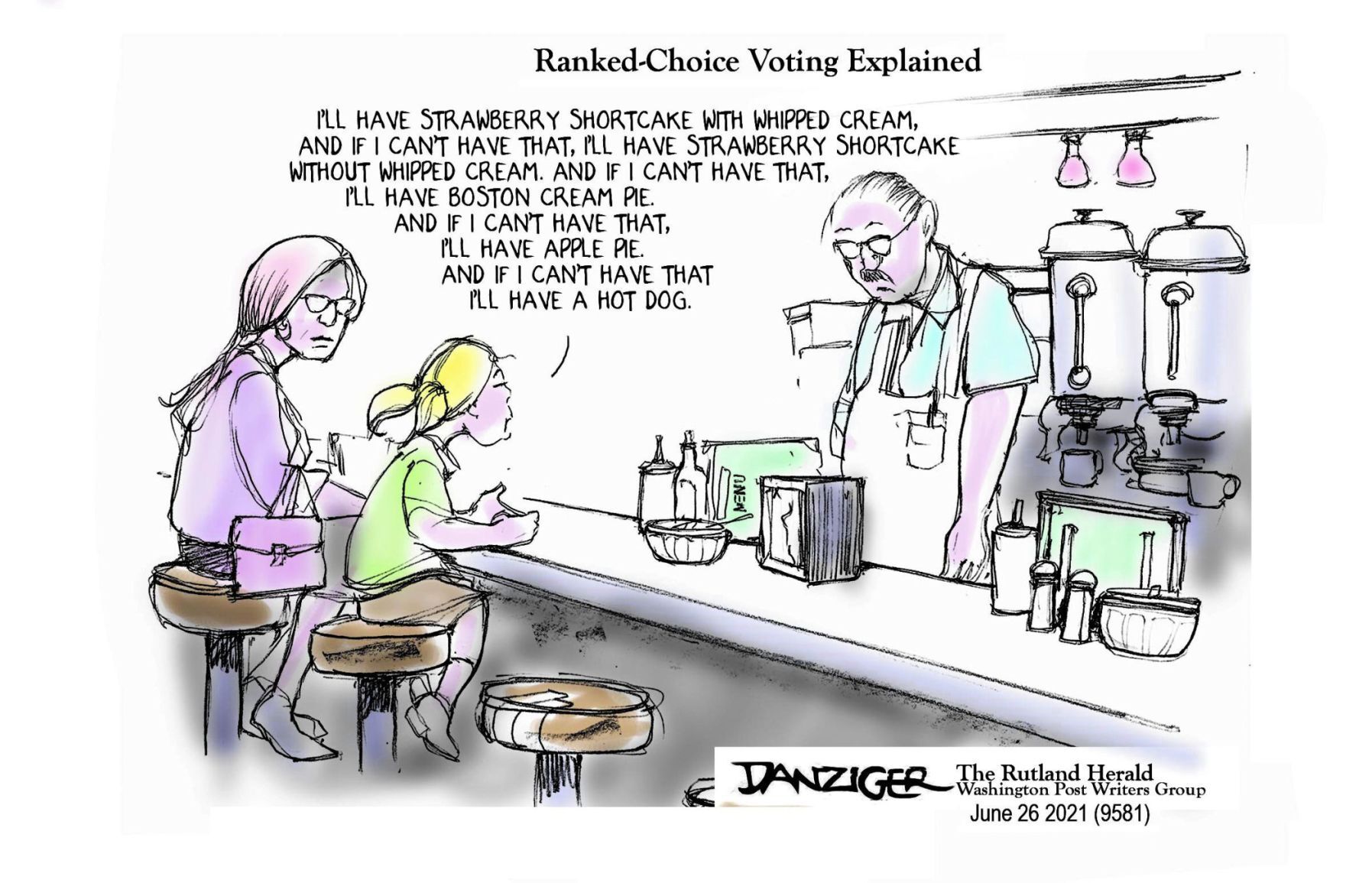 Jeff Danziger cartoon